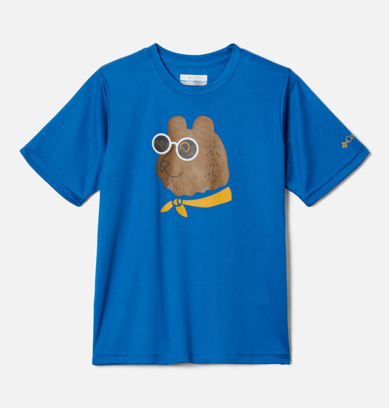 Grizzly Ridge SS Graphic Shirt | 433 | XS, Color: Bright Indigo Bearly Shades, image 1