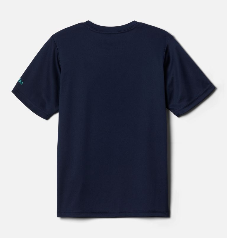 Thumbnail: Boys’ Grizzly Ridge Technical Graphic T-Shirt, Color: Collegiate Navy Bearly Shades, image 2