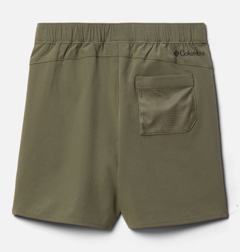 Thumbnail: Boys' Columbia Hike Shorts, Color: Stone Green, image 2