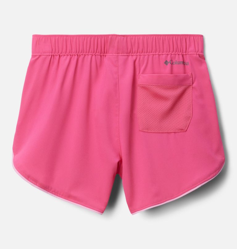 Girls' Columbia Hike Hiking Shorts, Color: Ultra Pink, image 2