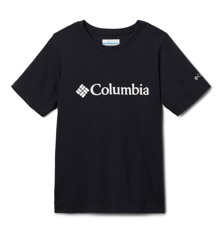 Camiseta casual estampada de algodón Valley Creek para niño, Color: Black, CSC Branded, image 1