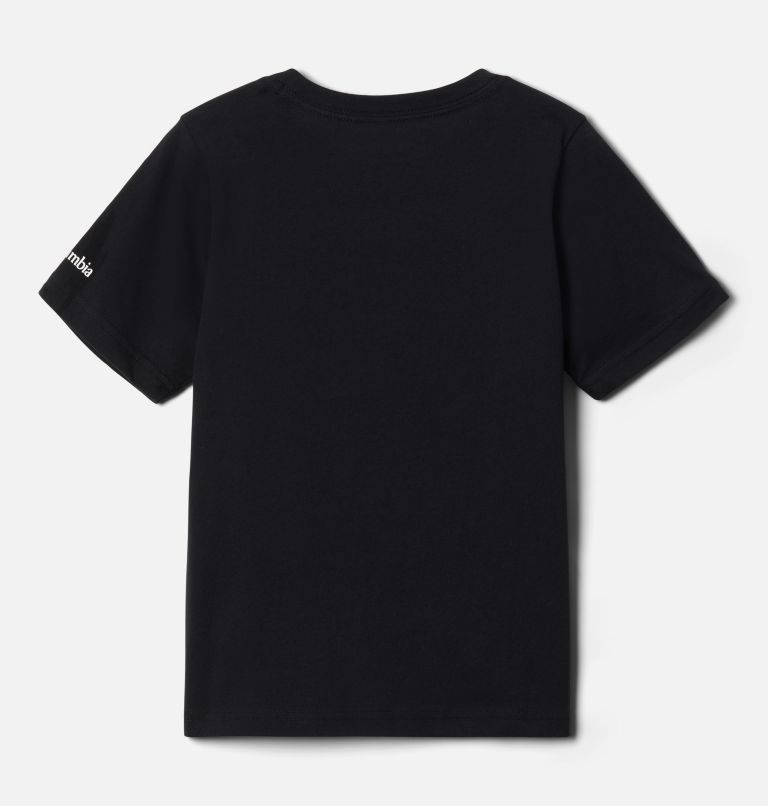 Thumbnail: Boys' Valley Creek Short Sleeve Graphic T-Shirt, Color: Black Logowear Script, image 2