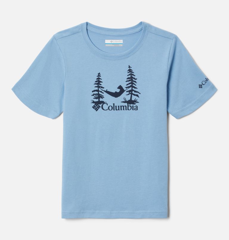 T-shirt imprimé à manches courtes Valley Creek Garçon, Color: Jet Stream, Snoozin Graphic, image 1