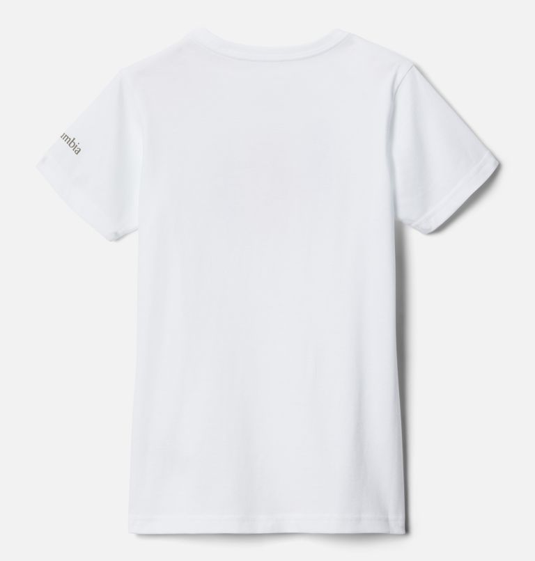 Thumbnail: Girls' Mission Lake Short Sleeve Graphic T-Shirt, Color: White Foxy Pack, image 2