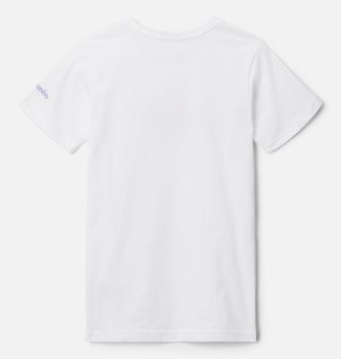 Girls’ Mission Lake Graphic Casual Cotton T-Shirt, Color: White, Geobear, image 10