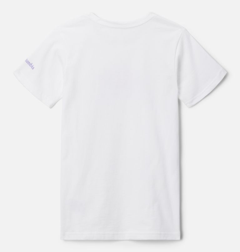 Girls’ Mission Lake Graphic Casual Cotton T-Shirt, Color: White, Geobear, image 2