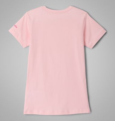 Girls’ Mission Lake Graphic Casual Cotton T-Shirt, Color: Satin Pink, CSC Stacked, image 8