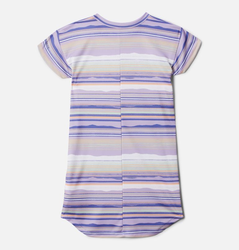 Girls' Parker Ridge Dress, Color: Frosted Purple Horizons Stripe, image 2