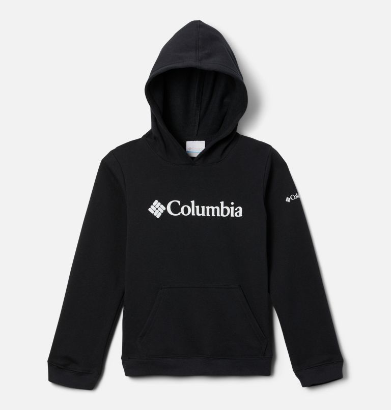 Thumbnail: Kids' Columbia Trek Pullover Hoodie, Color: Black, image 1