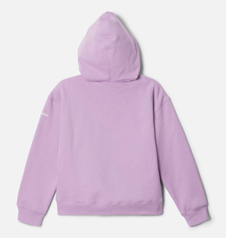 Girls' Columbia Trek Novelty Hoodie, Color: Gumdrop, White, image 2