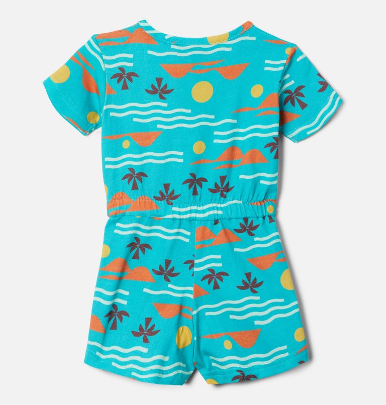 Infant Little Sur Playsuit, Color: Bright Aqua Seaside, image 2