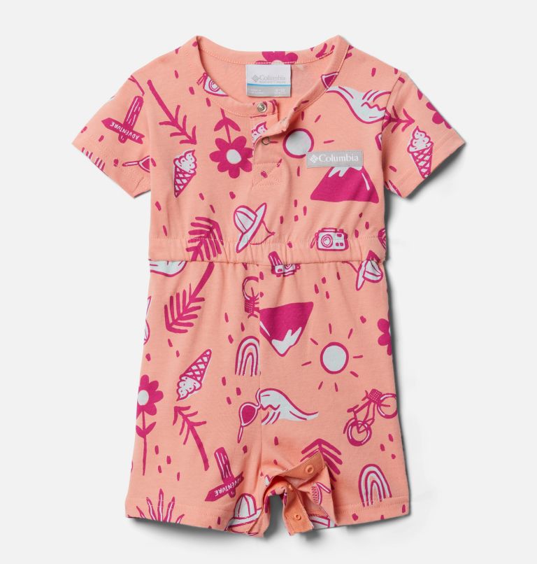 Combinaison Little Sur Bébé, Color: Coral Reef Vacation Vibes, image 1