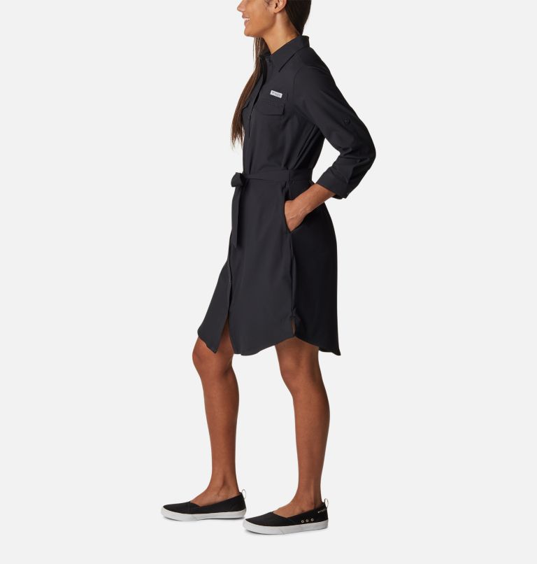 Thumbnail: Women's PFG Sun Drifter Woven Dress, Color: Black, image 3