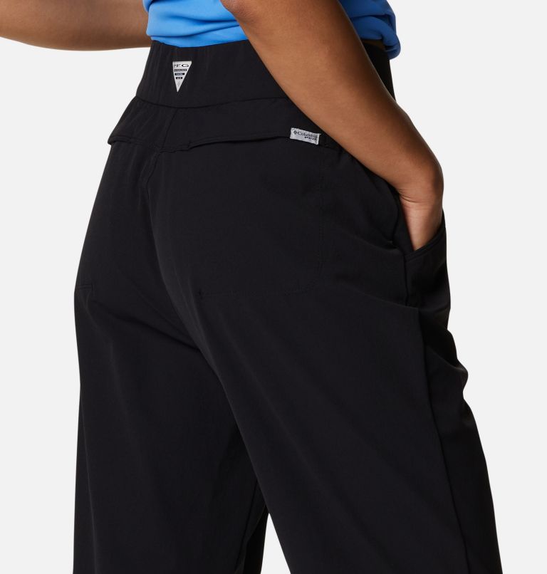 Women's PFG Sun Drifter Woven Pants, Color: Black, image 5