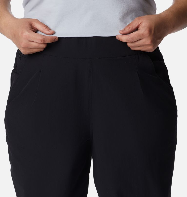Women's Sun Drifter Woven Pants - Plus Size, Color: Black, image 4
