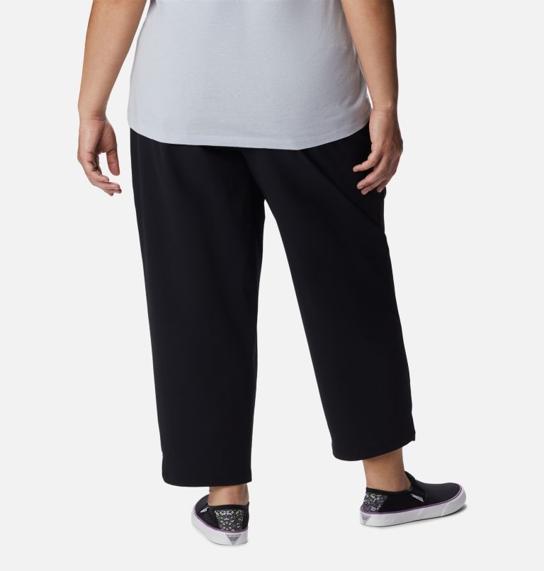 Women's Sun Drifter Woven Pants - Plus Size, Color: Black, image 2
