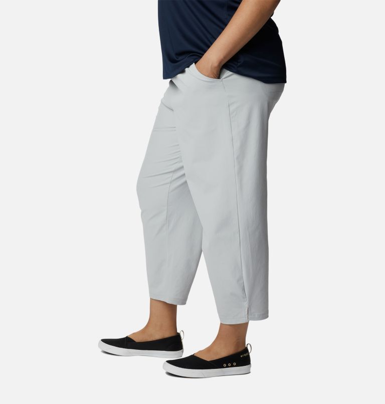 Women's PFG Sun Drifter Woven Pants - Plus Size, Color: Cool Grey, image 3