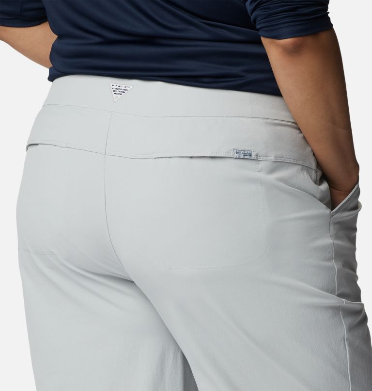 Women's PFG Sun Drifter Woven Pants - Plus Size, Color: Cool Grey, image 5