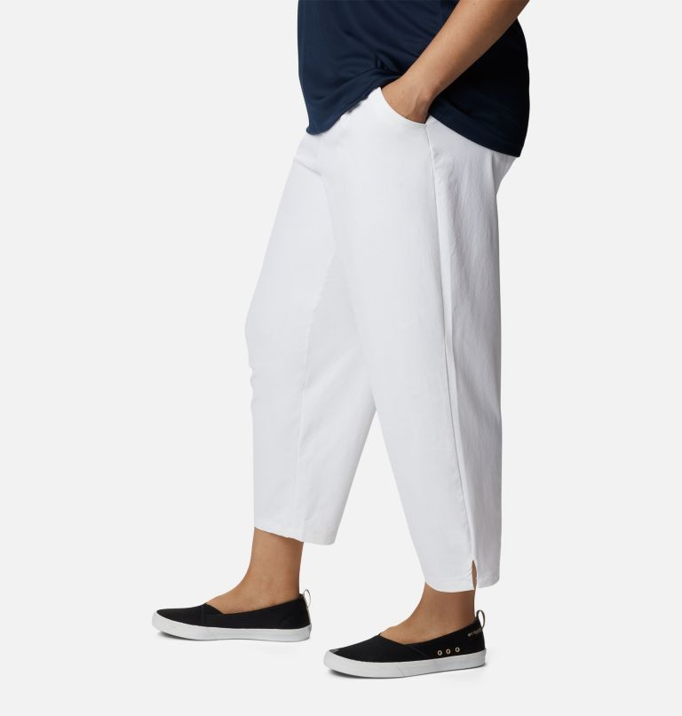 Pantalon tissé Sun Drifter Femme - Grandes tailles, Color: White