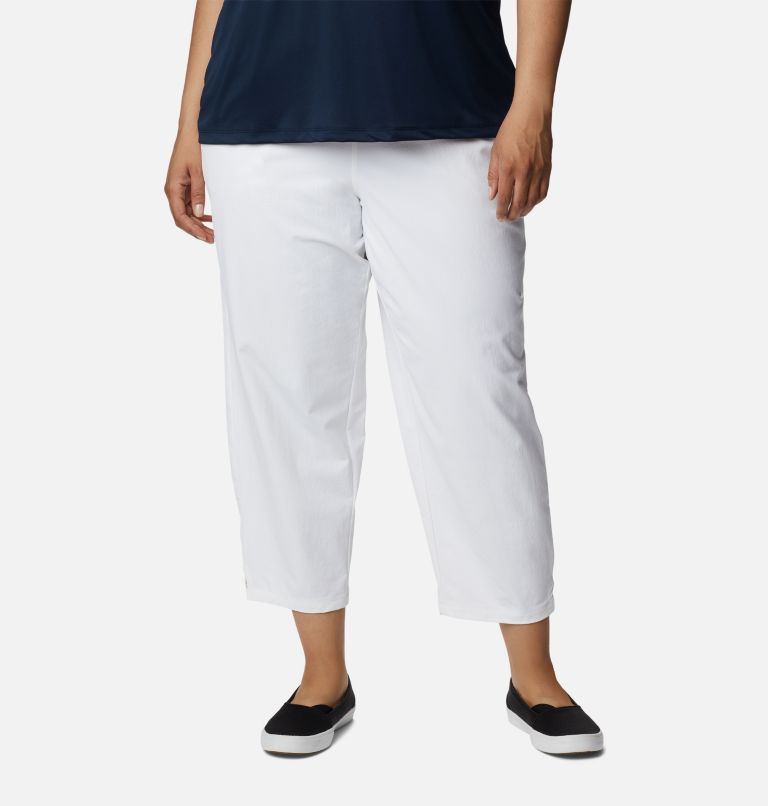 Women's Sun Drifter Woven Pants - Plus Size, Color: White