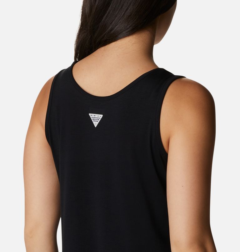 Women's PFG Slack Water Knit Tank II, Color: Black, image 5
