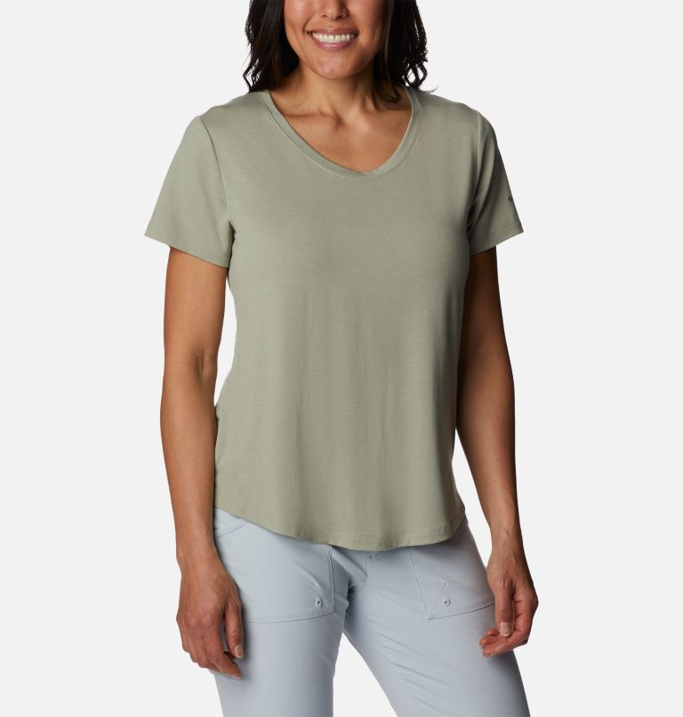 T-shirt en tricot Slack Water II Femme, Color: Safari, image 1