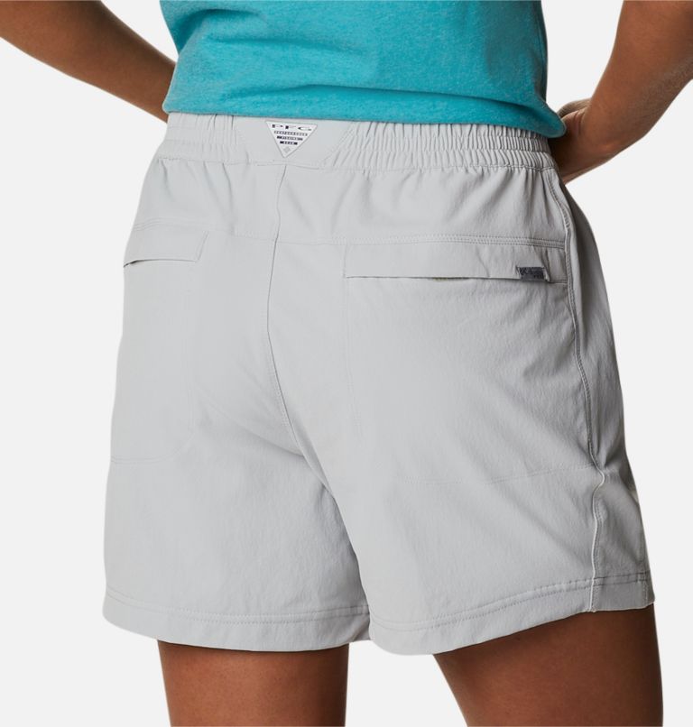 Women's PFG Slack Water Woven Shorts, Color: Cool Grey, image 5