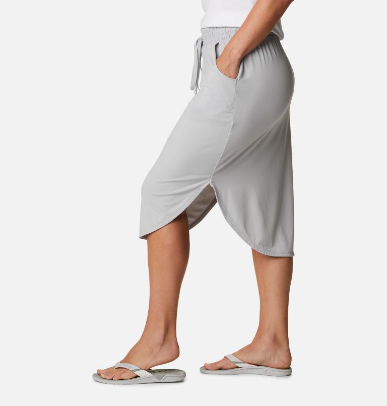 Women's PFG Slack Water Knit Skirt, Color: Cool Grey, image 3