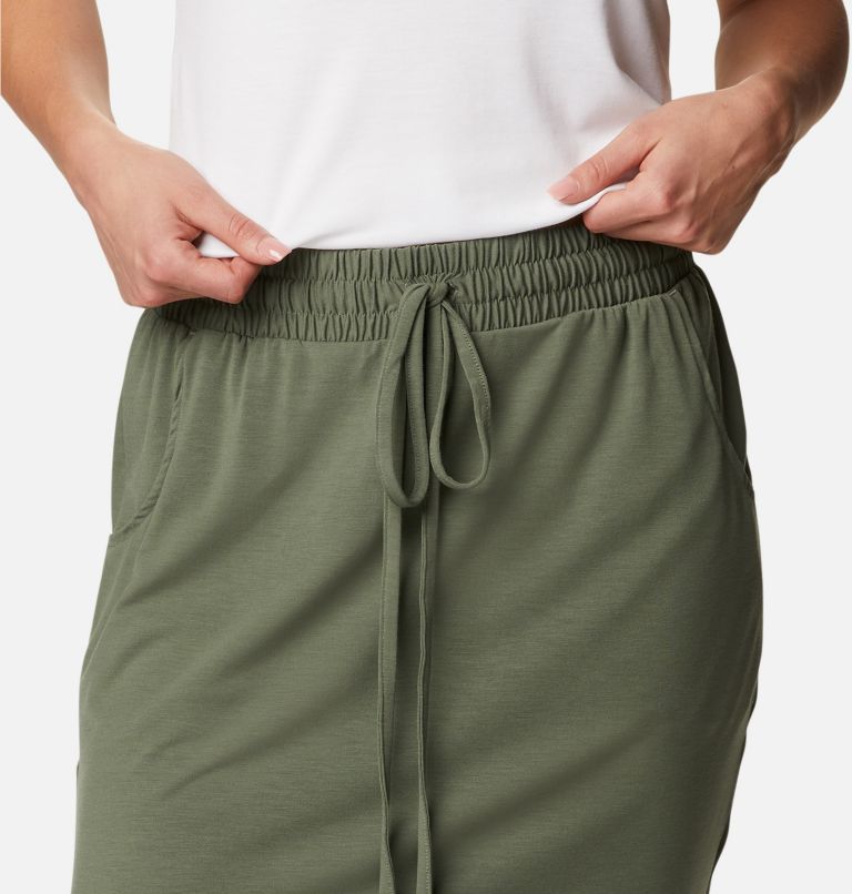 Slack Water Knit Skirt | 316 | M, Color: Cypress, image 4