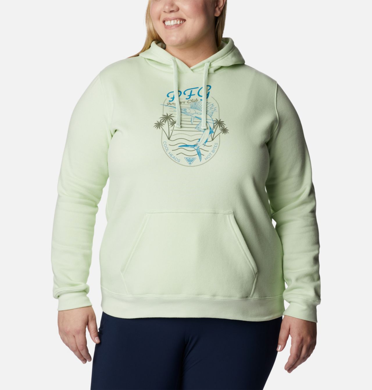 Women's PFG Slack Water™ Graphic Hoodie - Plus Size 1