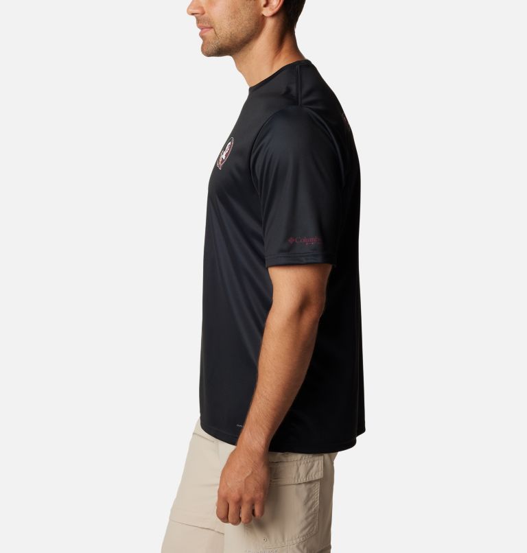 Men's Collegiate PFG Terminal Tackle Short Sleeve Shirt - Florida State, Color: FSU - Black, image 3