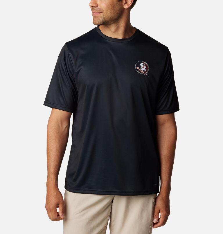 Men's Collegiate PFG Terminal Tackle Short Sleeve Shirt - Florida State, Color: FSU - Black, image 1
