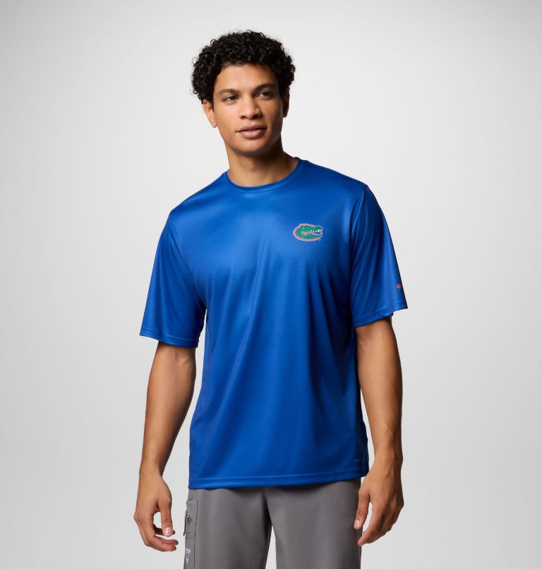 Men's Collegiate PFG Terminal Tackle Short Sleeve Shirt | 439 | M, Color: FLA - Azul, image 1