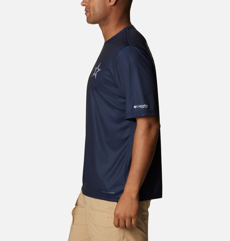 Men's PFG Terminal Tackle Short Sleeve Shirt - Dallas, Color: DC - Collegiate Navy, image 3