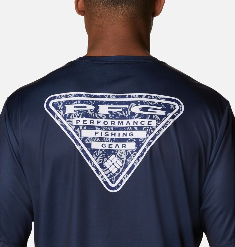 Thumbnail: Men's PFG Terminal Tackle Short Sleeve Shirt - Dallas, Color: DC - Collegiate Navy, image 5