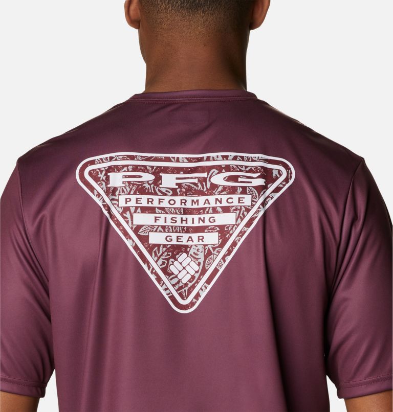 Thumbnail: Men's Collegiate PFG Terminal Tackle Short Sleeve Shirt - Texas A&M, Color: TAM - Deep Maroon, image 5