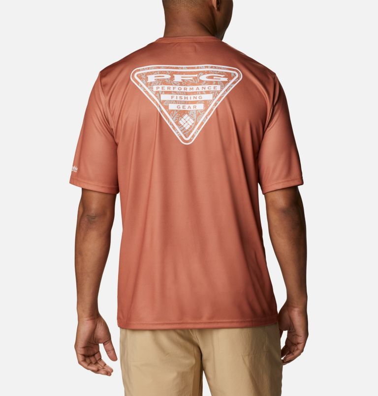 Men's Collegiate PFG Terminal Tackle Short Sleeve Shirt - Texas, Color: TEX - Cedar, image 2