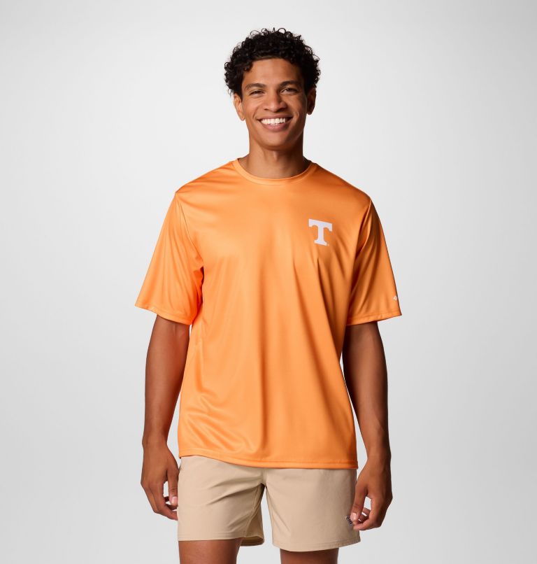 Men's Collegiate PFG Terminal Tackle Short Sleeve Shirt - Tennessee, Color: UT - Solarize, image 1