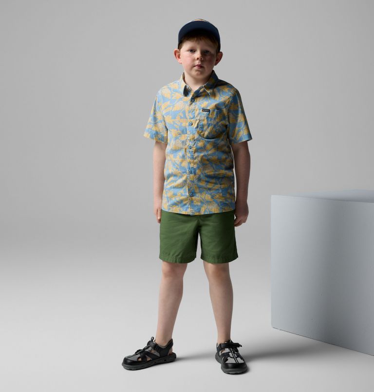 Boys' Washed Out Shorts, Color: Canteen, image 5