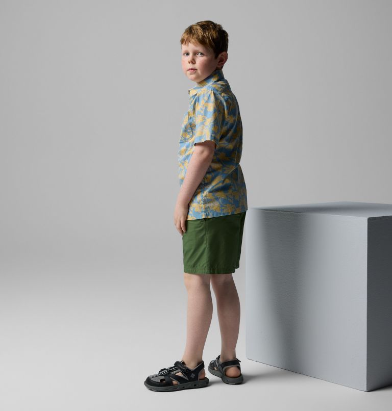 Boys' Washed Out Shorts, Color: Canteen, image 2