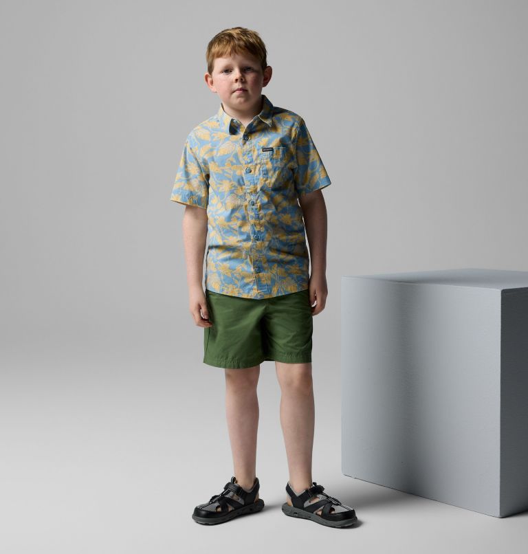 Boys' Washed Out Shorts, Color: Canteen, image 1