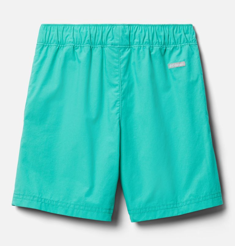 Thumbnail: Boys' Washed Out Shorts, Color: Electric Turquoise, image 2