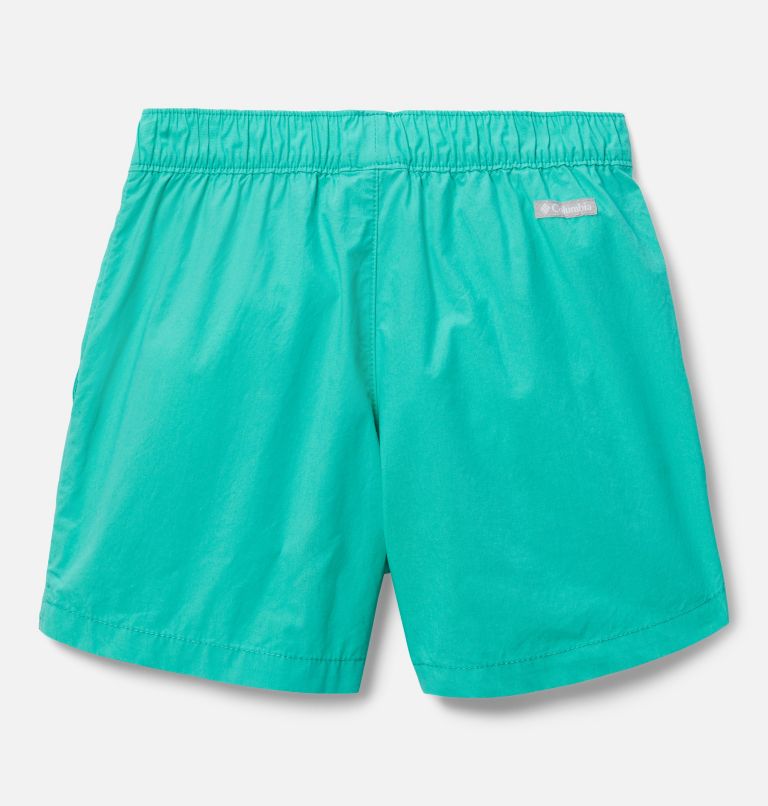 Girls' Washed Out Shorts, Color: Electric Turquoise, image 2