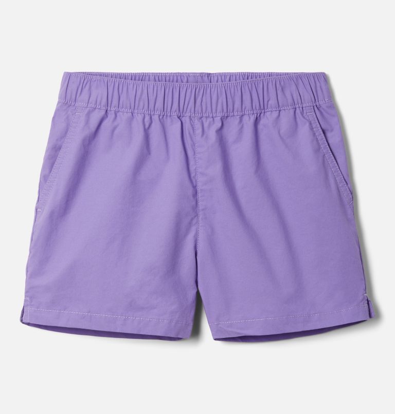 Girls' Washed Out Shorts, Color: Paisley Purple, image 1