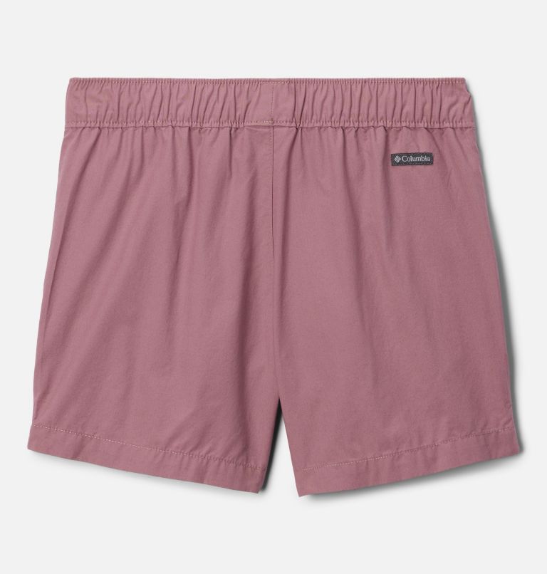 Girls' Washed Out Shorts, Color: Fig, image 2