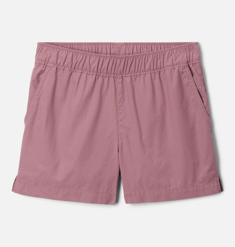 Girls' Washed Out Shorts, Color: Fig, image 1