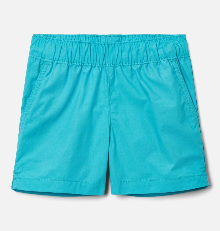 Girls' Toddler Washed Out Shorts, Color: Geyser, image 1