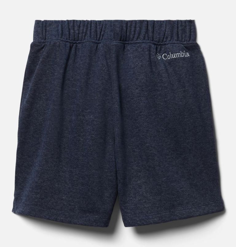 Thumbnail: Kids' Valley Run Shorts, Color: Collegiate Navy Heather, image 2