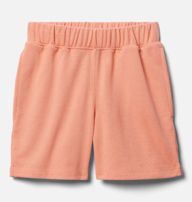 Kids' Valley Run Shorts, Color: Coral Reef Heather