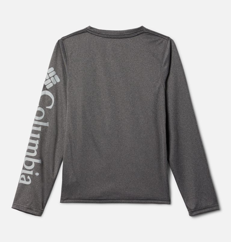 Terminal Tackle Heather Long Sleeve | 010 | XS, Color: Black Heather, Cool Grey Logo, image 2